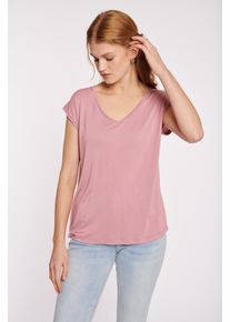 Haily's HAILY’S Damen T-Shirt "SS M TP Pi44per"dblossom rose, feminin, Gr. XL, unifarben, Jersey, Obermaterial: 65% Modal, 35% Polyester, Shirts