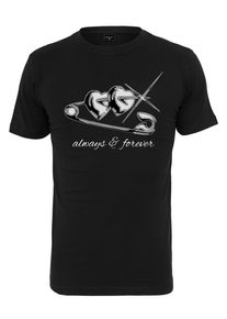 MisterTee Herren T-Shirt "MisterTee Damen Always And Ever Tee", schwarz, casual, Gr. S, unifarben, 100% Baumwolle, Shirts