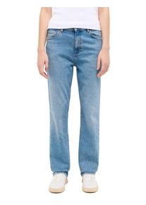 Mustang Damen Straight-Jeans "Damen Style Brooks Straight", blau, Gr. 27, Denim/Jeans, 98% Baumwolle, 2% Elasthan, Jeans
