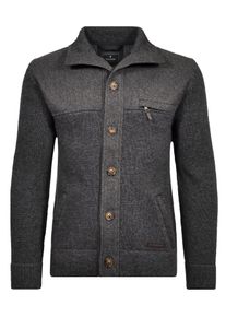 Ragman Herren Collegejacke, grau, Gr. 6XL, 70% Wolle 30% Nylon, Jacken