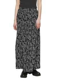QS Damen Maxirock, schwarz, casual, Gr. 34, bedruckt, Obermaterial: 100% Viskose, Röcke, mit All-Over Print
