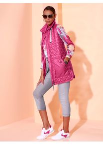 CRÉATION L CREATION L Damen Steppweste, pink, Gr. 40, unifarben, 100% Polyester, Wattierung:100% Polyester, Westen
