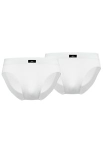 Götzburg GÖTZBURG Herren Slip "X-lastic", Gr. 6, weiß, Single Jersey, Obermaterial: 95% Baumwolle, 5% Elasthan, unifarben, Unterhosen, mit hohem