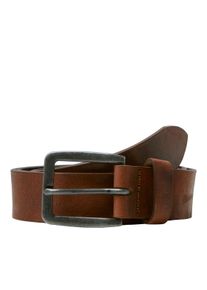 Jack & Jones JACK & JONES Damen Ledergürtel, braun, casual,modisch, Gr. 95, unifarben, vintage, Leder, Gürtel