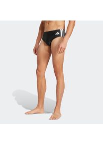 Herren Badehose "3S BLD TRUNK", schwarz-weiß, sportlich, Gr. 8, adidas Performance, Obermaterial: 78% Polyamid, 22% Elasthan, Badehosen