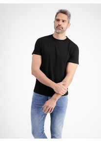 Lerros Herren T-Shirt "Lerros Klassisches Rundhals T-Shirt", schwarz, Gr. XXXL, 100% Baumwolle, Shirts