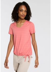 Killtec Damen T-Shirt "KOS 46 WMN TSHRT", rosa, sportlich, Gr. 44, Obermaterial: 93% Polyester, 7% Elasthan, Shirts