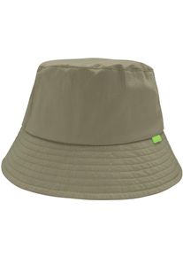Chillouts Damen Sonnenhut "Ballina Hat", grün, casual, Gr. L, unifarben, Canvas, Kunstfaser, Hüte, mit formbeständigen Eigenschaften