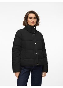 Véro Moda VERO MODA Damen Steppjacke "VMMAGGY SHORT JACKET GA BOO", schwarz, modisch, Gr. L, unifarben, Web, Steppware, Obermaterial: 100% Polyester, Jacken