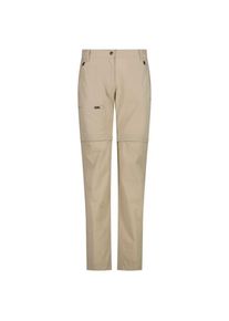 Trekkinghose CMP 4-Way Stretch Zip Off Pant Damen (Gr 42 |beige)