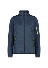 Fleecejacke CMP Jacket Knitted + Mesh Damen (Gr 34 |blau)
