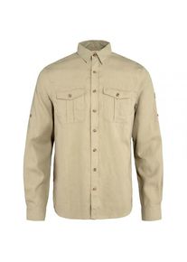 Fjällräven Fjällräven Övik Travel Shirt L/S Hemd Men (Gr L |beige)