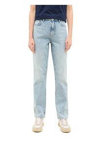 Mustang Damen Straight-Jeans "Damen Style Brooks Straight"315 blau, Gr. 30, Denim/Jeans, 99% Baumwolle, 1% Elasthan, Jeans