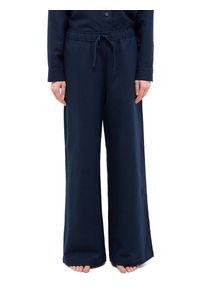 Mustang Damen 5-Pocket-Hose "Damen Style Tuscaloosa"5324 navy, casual, Gr. 38, unifarben, 75% Baumwolle, 25% Leinen, Hosen