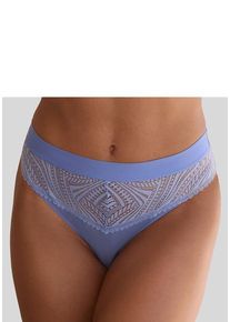 s.Oliver String 'Clemence' ozeanblau Gr. 32/34 für Damen. Mit Spitze. Körpernah