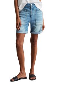 Marc O'Polo MARC O'POLO Damen Shorts "aus leichtem Stretch-Denim"light blau super stretch wash, casual, Gr. 27, unifarben, Obermaterial: 86% Baumwolle, 12%