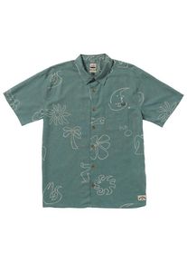 Hemd Billabong Together Woven Shirt S/S Herren (Gr M |türkis)