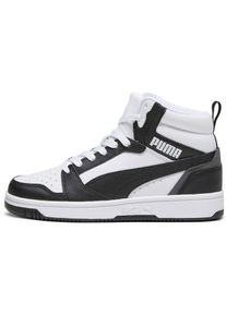 Puma Rebound v6 Mid Jr Sneaker Kinder - weiß - Gr. 36 - Synthetik