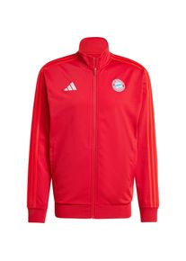 Adidas Fc Bayern München Sweatjacke Herren - rot - Gr. L - Polyester