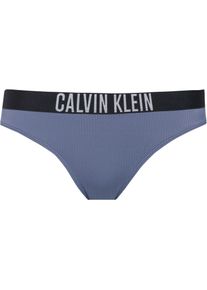 Calvin Klein Intense Power Rib Bikini Hose - grau - Gr. XS - Polyamid/Elastan