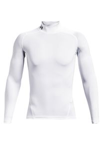 Under Armour Heatgear Comp Mock Funktionsshirt Herren - weiß - Gr. XL - Polyester/Elastan