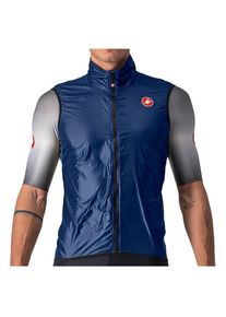 Castelli Aria Vest Fahrradweste Herren Rennrad (Gr XL |blau)
