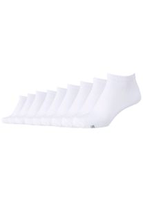 Skechers Damen Sneakersocken "casual", Gr. 35, weiß, Baumwollmischung, unifarben, Socken, mit weichem Bund