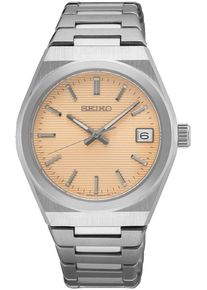 Seiko Damen Quarzuhr, silber, Armbanduhren, Armbanduhr, Damenuhr, Edelstahlarmband, Datum, Saphirglas