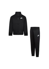 Nike Sportswear Kinder Jogginganzug "NKN NSW LIFESTYLE ESSNETIALS", schwarz, sportlich, Gr. 116, unifarben, Sweatware, Obermaterial: 100% Polyester,