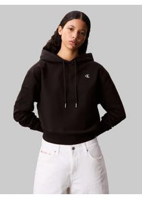 Damen Kapuzensweatshirt "LS ARCHIVE TERRY PO HOOD", schwarz, feminin, Gr. XXL, Calvin Klein Jeans, unifarben, Sweatware, Obermaterial: 86% Baumwolle,