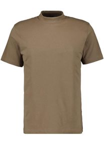 Ragman Herren Stehkragenshirt, braun, klassisch, Gr. XXL, Baumwolle, Shirts