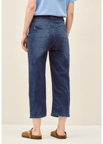 Cecil Damen Loose-fit-Jeans, blau, casual, Gr. 30, unifarben, Jeans, 100% Baumwolle, Jeans, High Waist