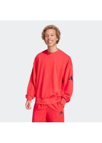 Herren Sweatshirt "M SWT FT", rot, sportlich, Gr. XXL, adidas Sportswear, Obermaterial: 55% Baumwolle, 36% Polyester, 9% Viskose, Sweatshirts