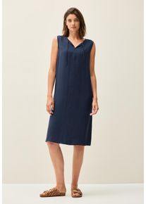Cecil Damen Midikleidurban navy blau, casual, Gr. M, unifarben, Stoff, 88% Viskose, 12% Nylon, Kleider, soft und trageangenehm