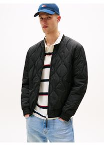 Tommy Jeans Herren Bomberjacke "TJM LW QUILTED BOMBER JACKET EXT", schwarz, casual, Gr. XL, unifarben, Web, Obermaterial: 100% Polyamid. Futter: 100%