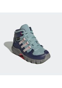 adidas terrex Wanderschuh "TERREX MID GORE-TEX", Gr. 22magic grau, putty mauve, pure ruby, Textil, Synthetik, sportlich, Schuhe, für Kinder