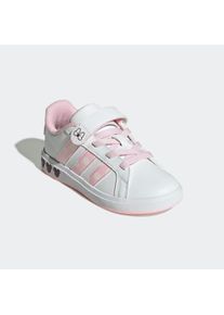 Sneaker "ADIDAS DISNEY MINNIE MAUS GRAND COURT E FÜR KINDER", adidas Sportswear, Gr. 35cloud weiß, clear pink, chalk weiß, Synthetik, sportlich,