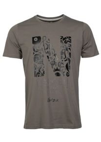 NASSAU BEACH Herren T-Shirt "NB22012", grau, Gr. S, 100% Baumwolle, Shirts