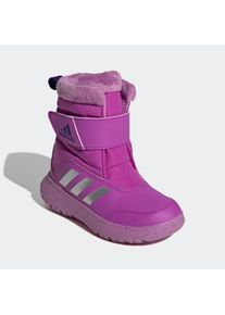 Kinder Winterstiefel "WINTERPLAY KIDS STIEFEL", adidas Sportswear, Gr. 35, lila, Textil, Synthetik, sportlich, Schuhe, Snowboots, Winterboots,