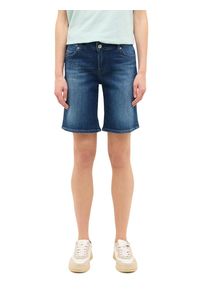 Mustang Damen Shorts "Damen Style Bermuda", blau, Gr. 27, 85% Baumwolle, 13% Polyester, 2% Elasthan, Hosen