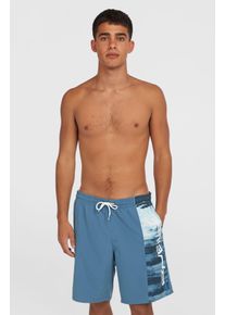 O`Neill O'NEILL Herren Badehose "O'NEILL RETRO 19 SWIMSHORTS"blau melted, sportlich, Gr. S, Obermaterial: 100% Polyester, Badehosen