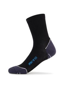 P.A.C. SP 30 Basic Sport Multifunktionssocken Herren (Gr 44-47 |schwarz)