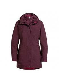 Doppeljacke Vaude Idris 3in1 Parka III Damen (Gr 34 |rot |wasserdicht)