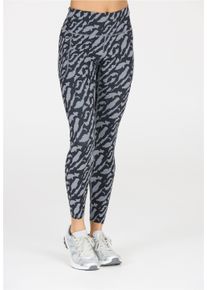 Endurance Damen Trainingstights "Clarane", bunt, sportlich, Gr. 44, bedruckt, 77% Polyamid, 23% Elasthan, Hosen, Mit Quick-Dry-Funktion