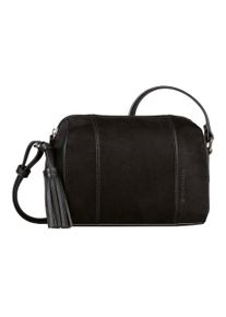 Tom Tailor Damen Handtasche "Pira", schwarz, Polyurethan, Taschen, aus einer Kombination von weichem Suede und genarbtem Lederimitat