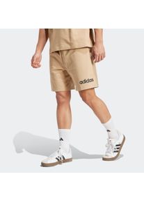 Herren Shorts "M LIN SJ SHO"warm sandstone, schwarz, sportlich, Gr. L, adidas Sportswear, Obermaterial: 74% Baumwolle, 26% Polyester, Hosen