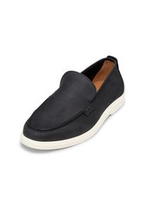 Marc O'Polo MARC O'POLO Herren Loafer "aus weichem Nubukleder", Gr. 42, blau, Obermaterial: 100% Leder, unifarben, Schuhe