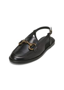 Marc O'Polo MARC O'POLO Damen Sandale "mit Trensen-Schnalle", Gr. 40, schwarz, Obermaterial: 100% Leder (Rind), unifarben, Schuhe