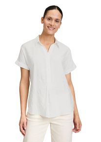Betty Barclay Damen Schlupfbluse "Betty Barclay Schlupfbluse mit Kragen", weiß, casual, Gr. 48, Obermaterial: 84% Modal, 16% Polyester., Blusen