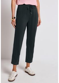 Street One Damen Stoffhosepine grove grün, casual, Gr. 38, unifarben, Stoff, 100% Viskose, Hosen, mit seitlichen Einschubtaschen